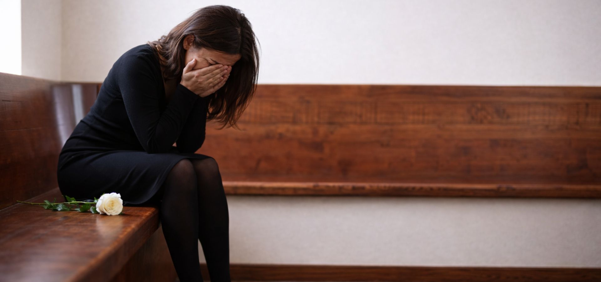 Femme en Deuil apres une perte