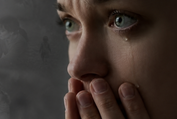 femme triste pleure