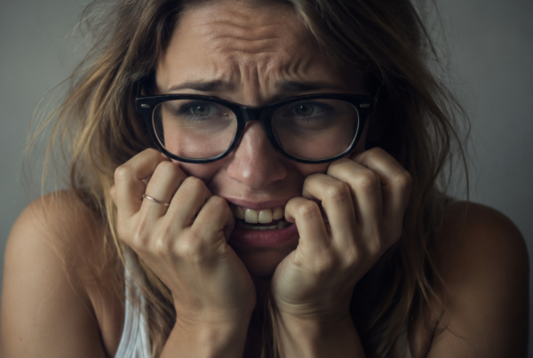 femme anxieuse stressee