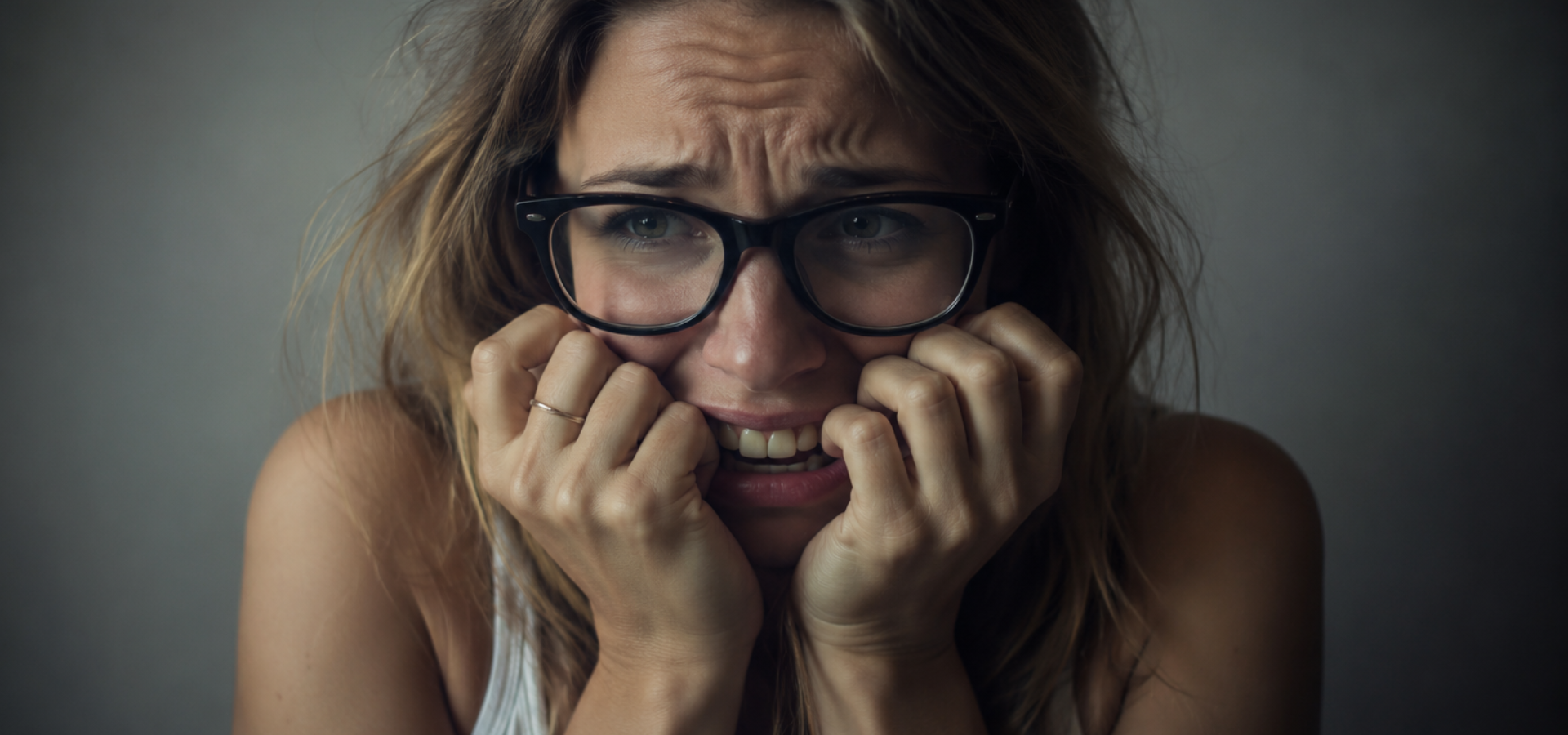 femme anxieuse stressee